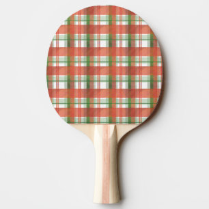 Madras Karierte Weihnachten Tischtennis Schläger
