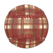 Madras-Karo Fallrot Baseball (Rückseite)