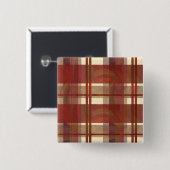 Madras-Karo Fallrot Button (Vorne & Hinten)