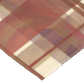 Madras-Karo Fallrot Tischdecke (Schrägansicht)