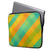 Madras Karo Revival - Kariertes Muster - Laptop-Si Laptopschutzhülle (Vorderseite Links)