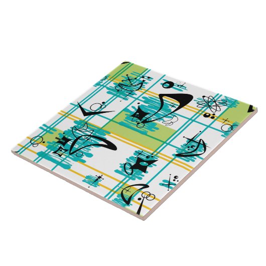 Madras Mitte des Jahrhunderts Fliese (Seite)