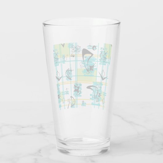 Madras Mitte des Jahrhunderts Glas (Rückseite)