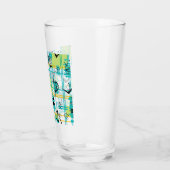 Madras Mitte des Jahrhunderts Glas (Links)