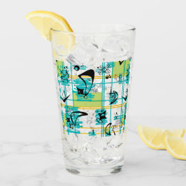 Madras Mitte des Jahrhunderts Glas