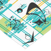 Madras Mitte des Jahrhunderts Großer Tischläufer (Ecke)