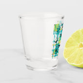 Madras Mitte des Jahrhunderts Schnapsglas (Links)