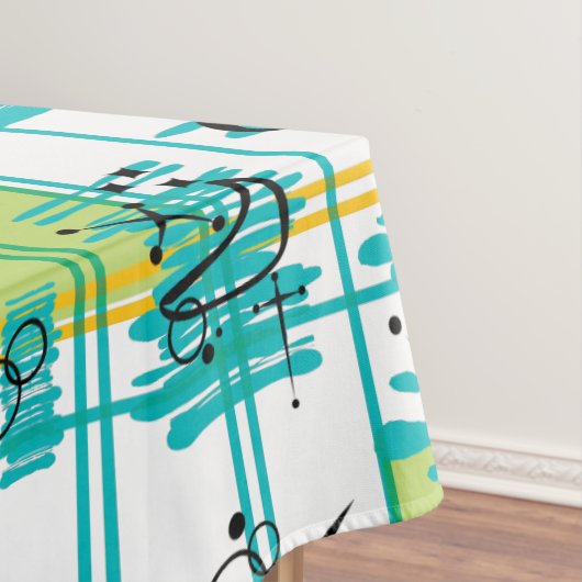 Madras Mitte des Jahrhunderts Tischdecke (Beispiel)