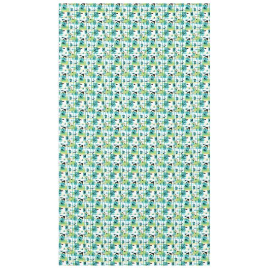 Madras Mitte des Jahrhunderts Tischdecke (Vorderseite)