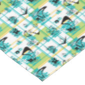 Madras Mitte des Jahrhunderts Tischdecke (Schrägansicht)