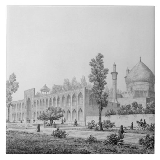 Madrasa-Yi Masjid-i Shah Sultan Hussein, in Isfaha Fliese (Vorderseite)
