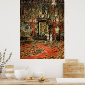 Madrazo Fortuny Studio in Rom Poster (Küche)