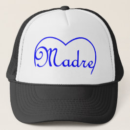 Madre Italian Mother heart Blue Truckerkappe