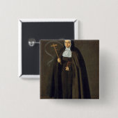 Madre Maria Jeronima de la Fuente, 1620 Button (Vorne & Hinten)