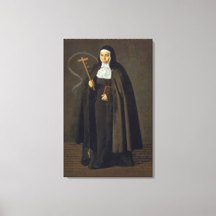 Madre Maria Jeronima de la Fuente, 1620 Leinwanddruck