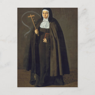 Madre Maria Jeronima de la Fuente, 1620 Postkarte