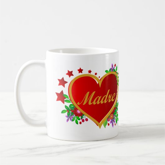 Madre - Muttertag Kaffeetasse (Links)
