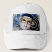 MADRI GRA MASK HAT TRUCKERKAPPE (Vorderseite)