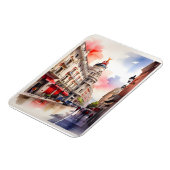 Madrid Aquarellkunst Magnet (Linke Seite)