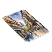 Madrid Aquarellkunst Magnet (Rechte Seite)