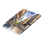 Madrid Aquarellkunst Magnet (Linke Seite)