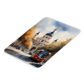 Madrid Aquarellkunst Magnet (Linke Seite)