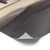 Madrid Aquarellkunst Poster (Ecke)