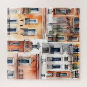 Madrid Aquarellkunst Puzzle (Horizontal)