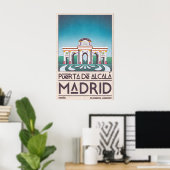 Madrid Architekturposter Puerta de Alcalá Poster (Heimbüro)