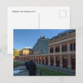 Madrid Bahnhof Postkarte (Vorne/Hinten)