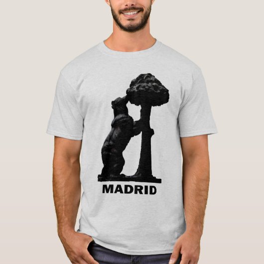 Madrid-Bär und der Madrono-Baum T-Shirt (Vorderseite)
