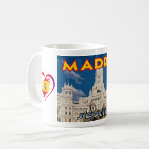 Madrid, besuchen Sie Spanien... Kaffeetasse