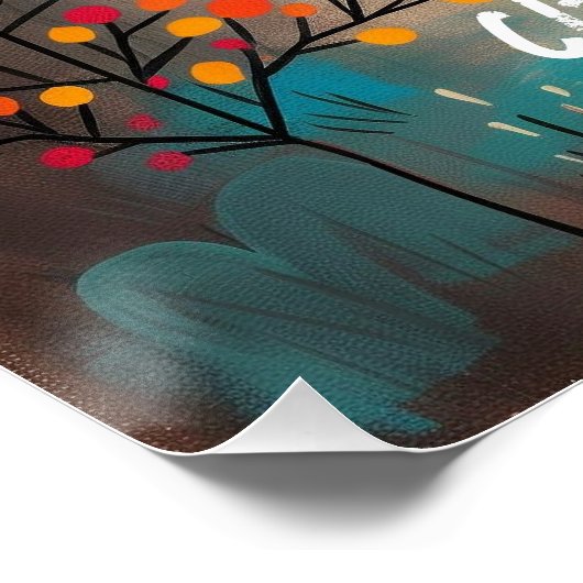 Madrid: Ciudad de Palacios Poster (Ecke)