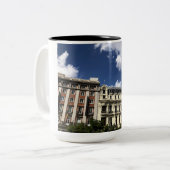 Madrid — Edificio Metrópolis Mug Zweifarbige Tasse (Vorderseite Links)