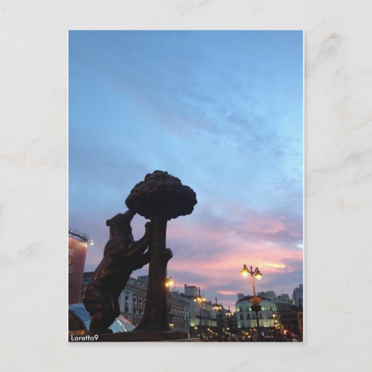 Madrid - El Oso y el Madroño Postkarte (Vorderseite)