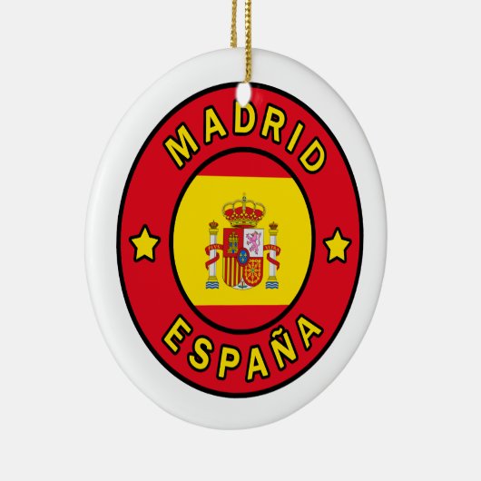 Madrid España Keramik Ornament (Rechts)