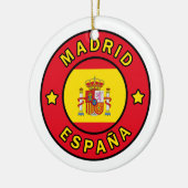 Madrid España Keramik Ornament (Links)