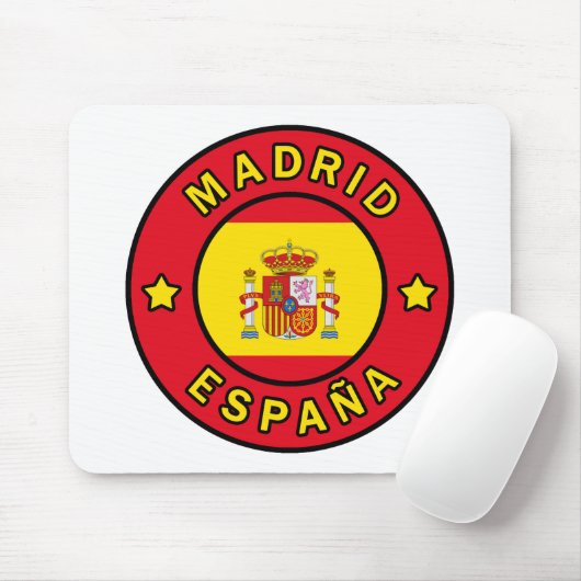 Madrid España Mousepad (Mit Mouse)