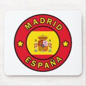 Madrid España Mousepad (Vorne)