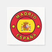 Madrid España Serviette (Vorderseite)