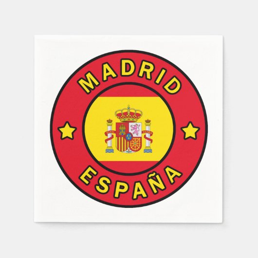 Madrid España Serviette (Vorderseite)