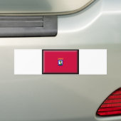 Madrid-Flagge Autoaufkleber (Auf Auto)