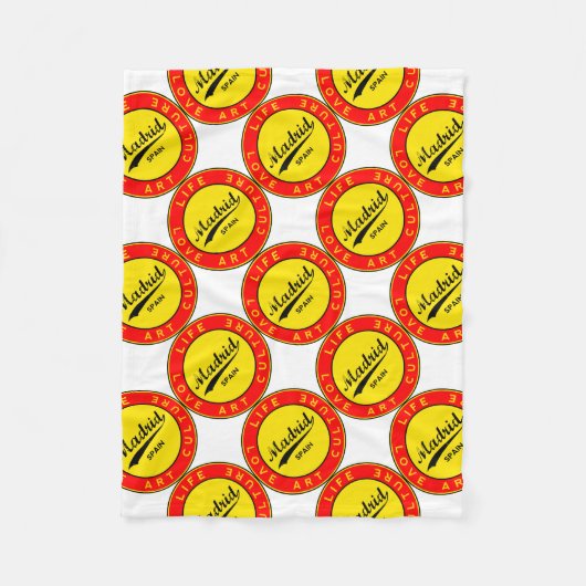 Madrid Fleecedecke (Vorderseite)