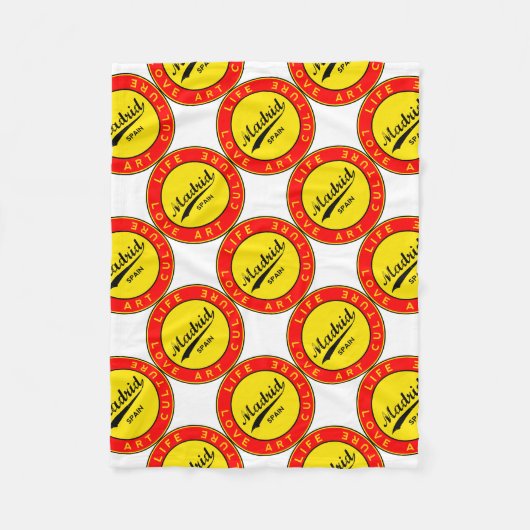 Madrid Fleecedecke (Vorderseite)