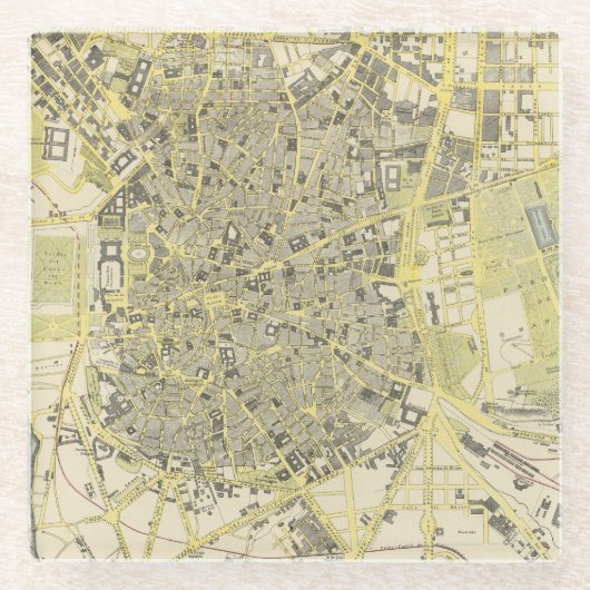 Madrid Glasuntersetzer (Vorderseite)