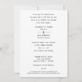 Madrid Gran Vía Colorful Cityscape Wedding Couple Einladung (Rückseite)