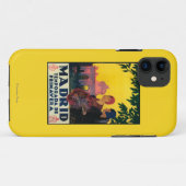 Madrid im Frühjahr-Reise-fördernden Plakat Case-Mate iPhone Hülle (Rückseite (Horizontal))