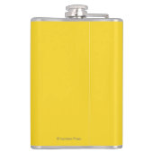 Madrid im Frühjahr-Reise-fördernden Plakat Flachmann (Rückseite)