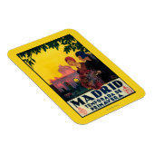 Madrid in Springtime Travel Promotional Poster Magnet (Rechte Seite)