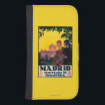 Madrid in Springtime Travel Promotional Poster Geldbeutel Hülle Für Das Samsung Galaxy S4<br><div class="desc">Madrid,  Spanien - Madrid in Springtime Travel Promotional Poster - Madrid,  Spanien wurde 1930 gegründet. Dieses Bild zeigt Szenen aus Madrid,  Spanien.</div>